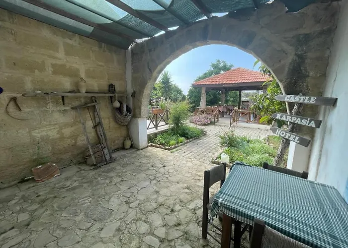 Castle Karpasia At Rizokarpaso Peninsula Northern Cyprus Athalassa